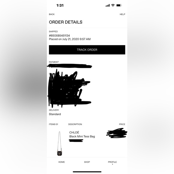 🖤CHLOE BLACK MINI TESS BAG🖤 - Picture 9 of 11